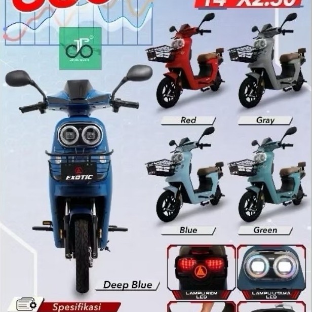 Sepeda Listrik e-bike elektrik Exotic X650 by Pacific