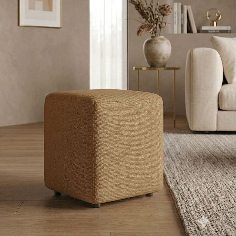 SOFA STOOL PUFF KOTAK | SOFA STOOL MINIMALIS | SOFA PUFF KANVAS