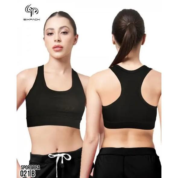 Hot Deals Sport Bra Wanita Olahraga Gym Model Basic By Sixpack B