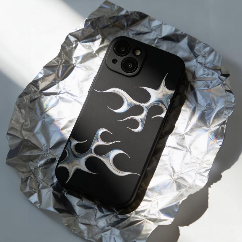 premium softcase iphone, the case club - api silver