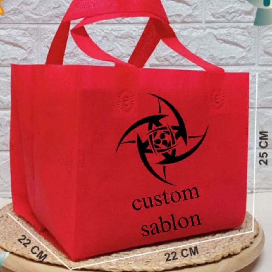 tas handle box/ tas box/ tas spunbond box nasi / box nasi sablon / spunbon sablon