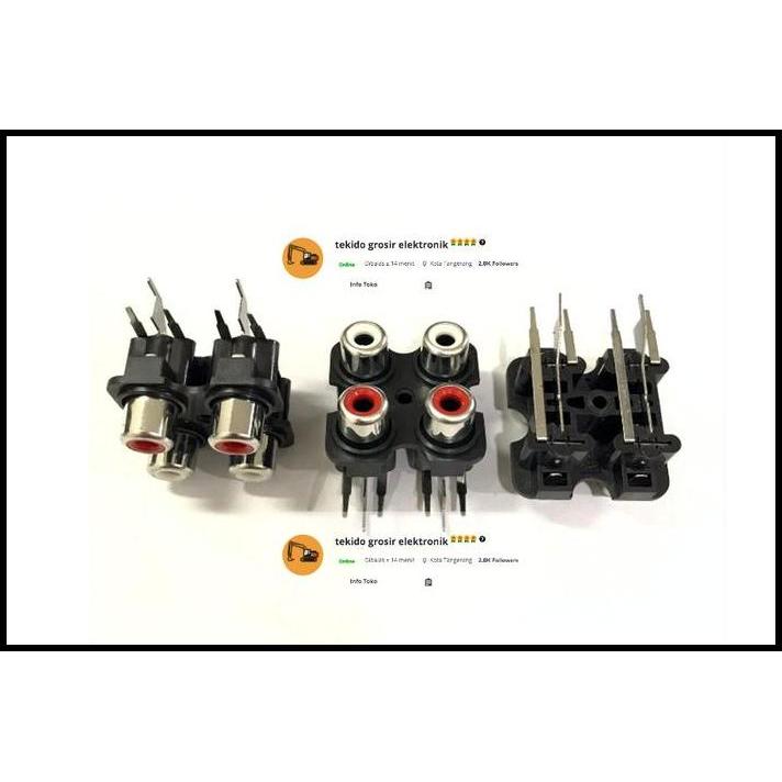 BEST DEAL SOKET RCA 4 PIN - CONTRA RCA 4 PIN - TERMINAL RCA 4 PIN 