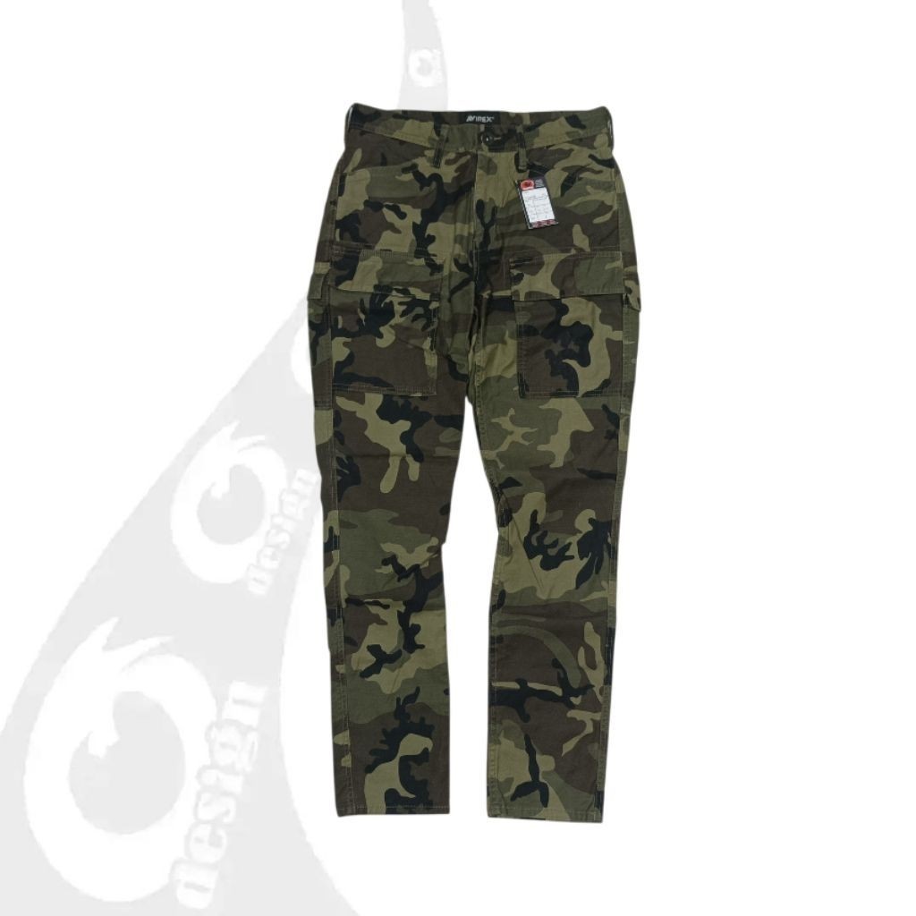 celana panjang cargo biker avirex woodland size 30