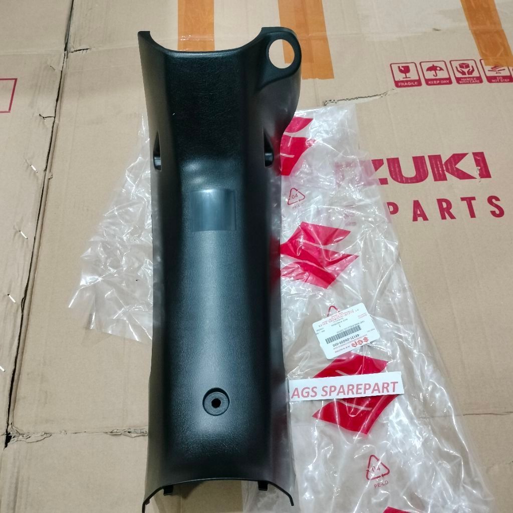 48131-09G00 legsil cover kunci kontak tengah sayap hitam suzuki smash 110 lama ori sgp