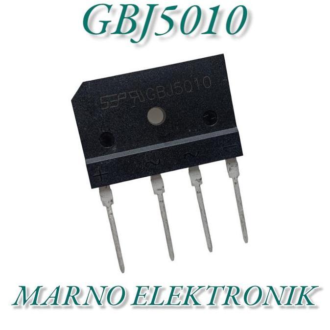 DIODA SISIR 50A 50 A AMPER AMPERE GBJ5010 GBJ-5010 GBJ 5010 IC ORI MRN99