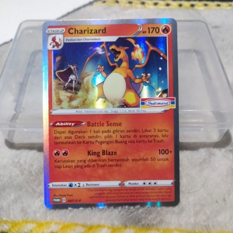 Kartu Pokemon Charizard Promo Indomaret