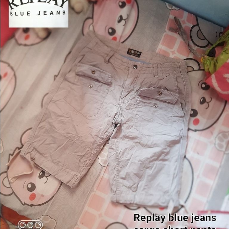 celana cargo pendek by Replay Blue Jeans