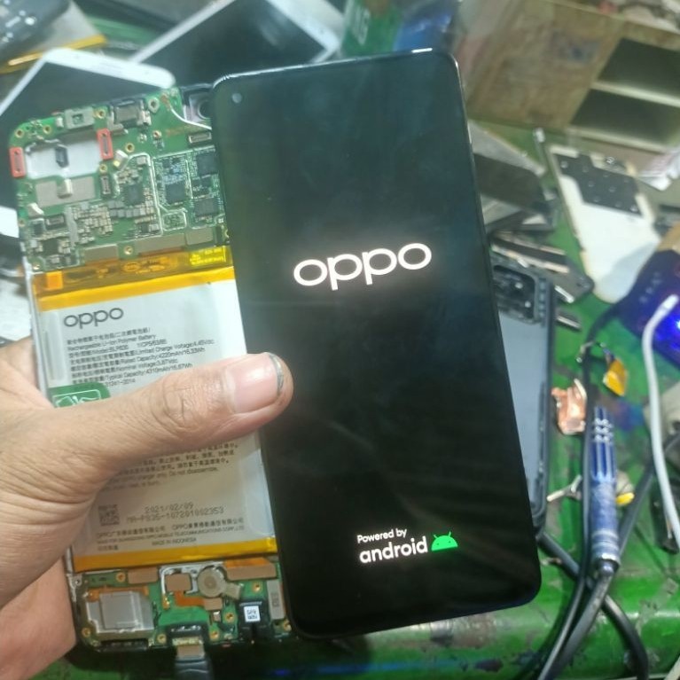 lcd oppo reno 5f copotan amoled tidak sedow