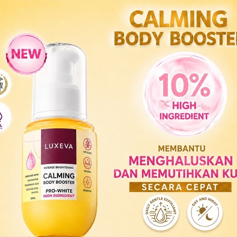 SAMPEL MAKLON Calming Body Booster Whitening High Ingredient 30ml LUXEVA | Maklon skincare | Maklon 