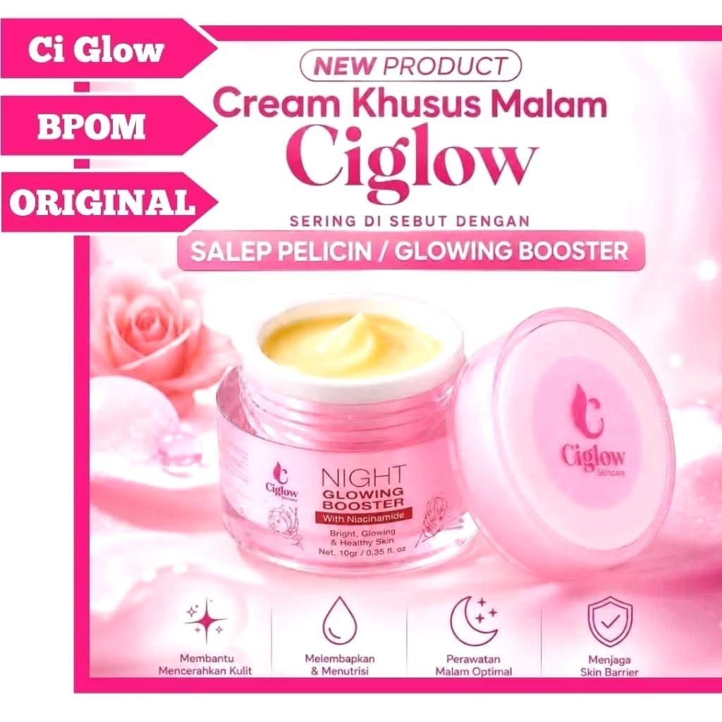 CIGLOW SALEP PELICIN BPOM/SALEP GLOWING/CREAM GLOWING