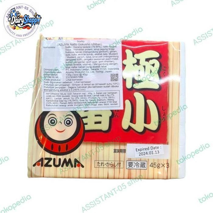natto jepang halal | azuma natto gokusho ichiban nato kacang  kedelai