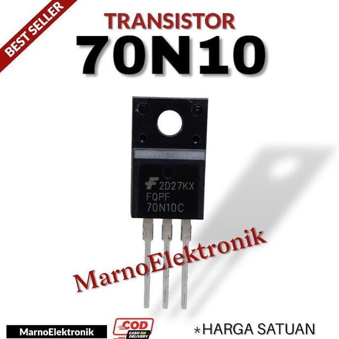 TRANSISTOR TR 70N10 FQPF 70N10 FQPF70N10 ASLI ORIGINAL ORI MRN99