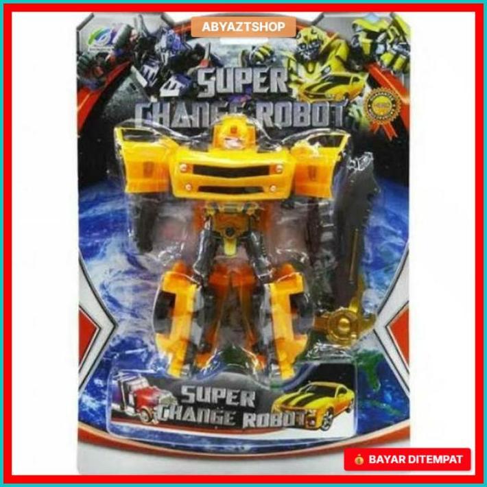 Mainan Anak Robot Transformer Bumblebee/ Mainan Robot Berubah  Mobil Robot Transformer Murah