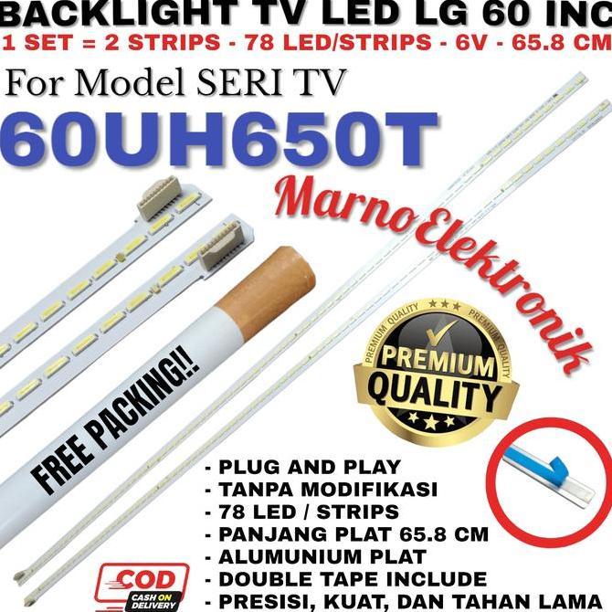 BACKLIGHT TV LED LG 60 INC INCH 60UH650T 60UH650 60UH 78 LED 6V LAMPU MRN99