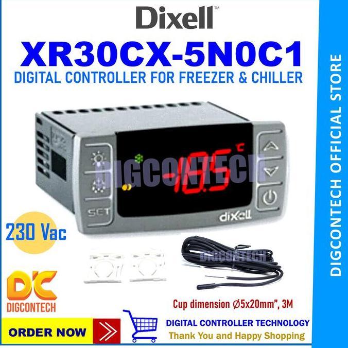 DIGITAL THERMOSTAT DIXELL XR30CX XR 30 CX + PROBE DIXE99