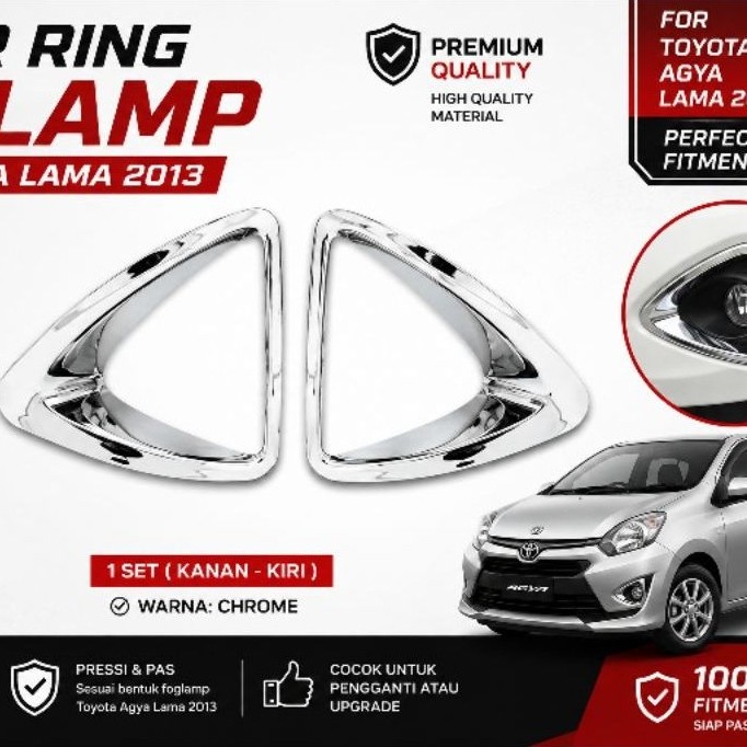 COVER RING FOGLAMP AGYA AYLA LAMA TAHUN 2013