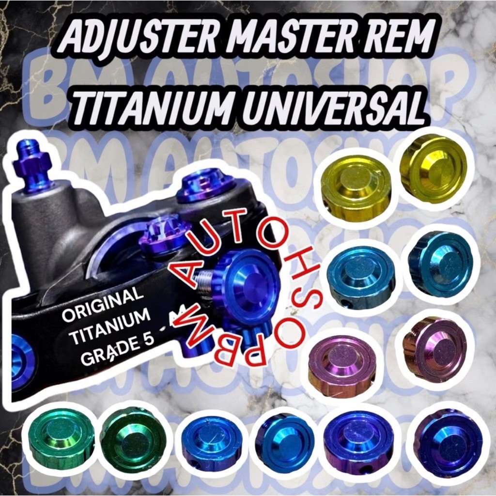STELAN MASTER REM ADJUSTER MASTER REM TITANIUM UNIVERSAL SEMUA MASTER REM BERTABUNG KECUALI RCB FL