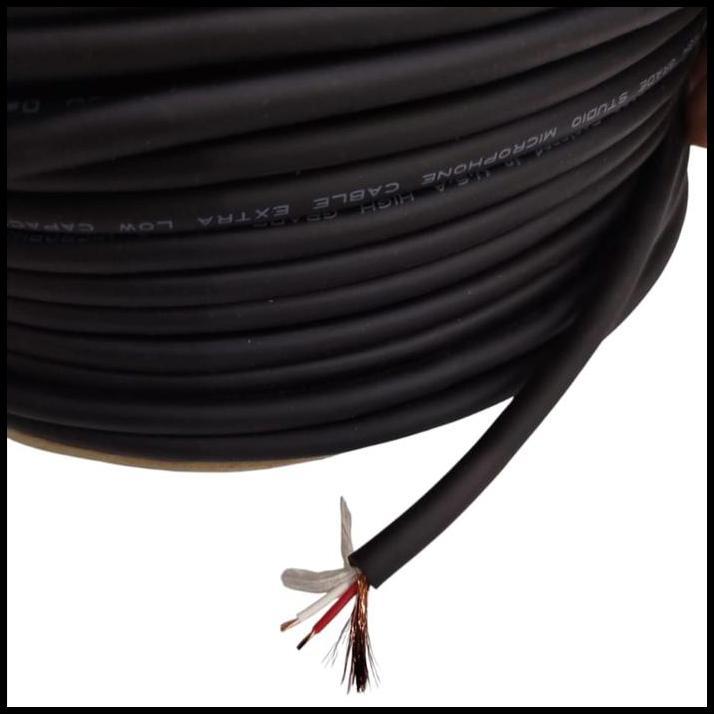 TERLARIS KABEL AUDIO MICROPHONE 1 ROLL 100M ATAU PER METER 