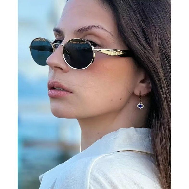 Kacamata Virall Wanita Sunglasses Prada Vintage Model Oval