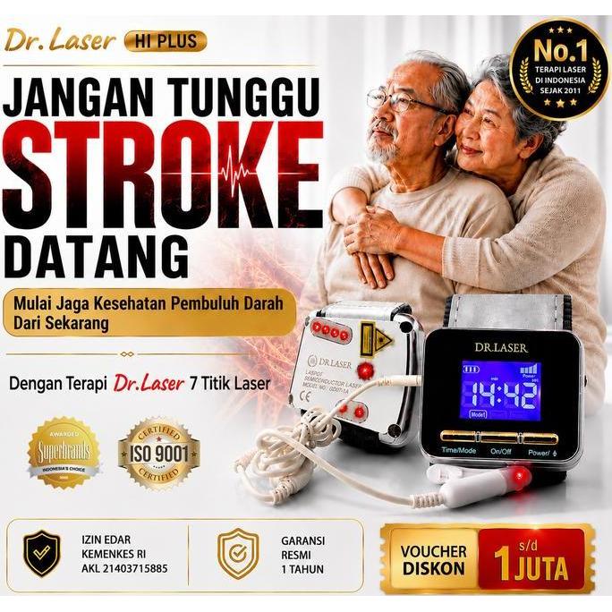SAMBINAKA Dr Laser HI Plus Original | Alat Terapi Low Level Laser 7 Titik Mata Laser | Bantu Melanca
