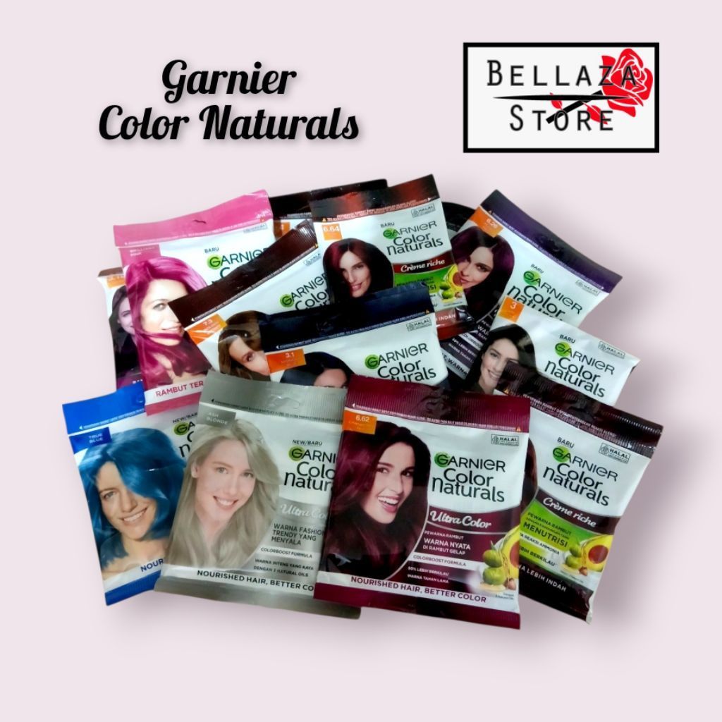 Garnier Pewarna Rambut Sachet / Garnier Hair Color / Cat Rambut Garnier