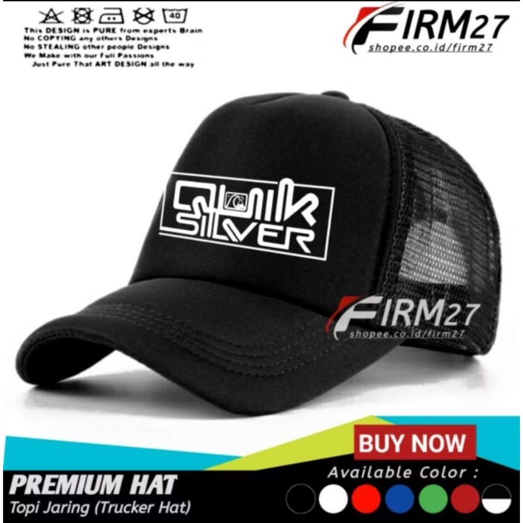 Topi Trucker/Surf/Jaring Quiksilver