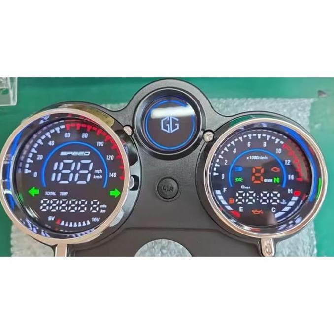 Promo (Original)SPEEDOMETER SPIDOMETER DIGITAL NINJA R SS L M VICTOR GREDDY KOSO Diskon