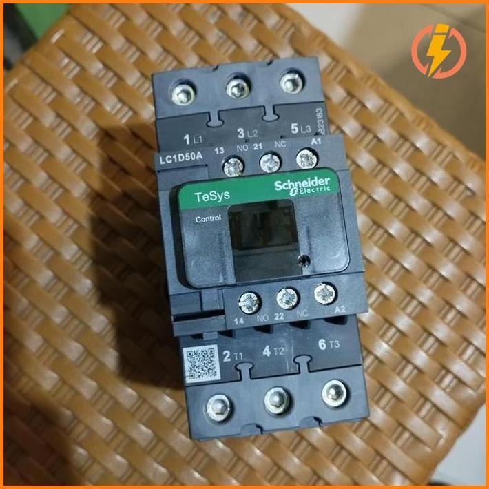 Kontaktor Schneider Lc1D50Am7 80A 220V Lc1D50A Lc1D50 Baru