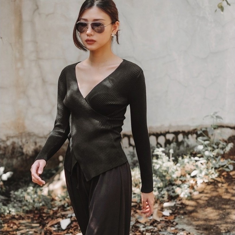 ANAIN - Malou Top preloved colour black