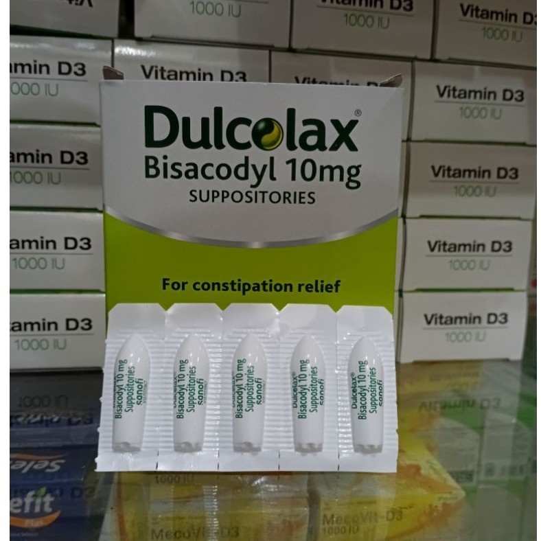 DULCOLAX SUPP 10MG STRIP 5 SUPPOSITORIA