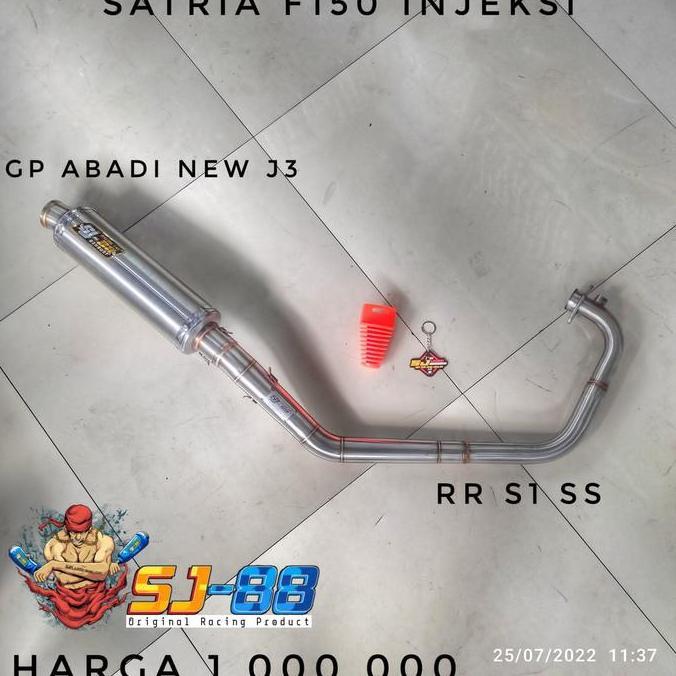 KNALPOT RACING SJ88 FULL SYSTEM SATRIA FU INJEKSI RR S1