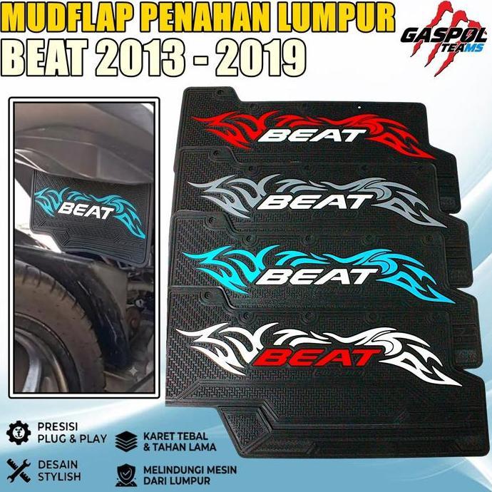 Promo MUDFLAP BEAT OLD FI F1 ESP 2013 - 2019 MUDLAP MUD FLAP LAP  PENAHAN LUMPUR Diskon