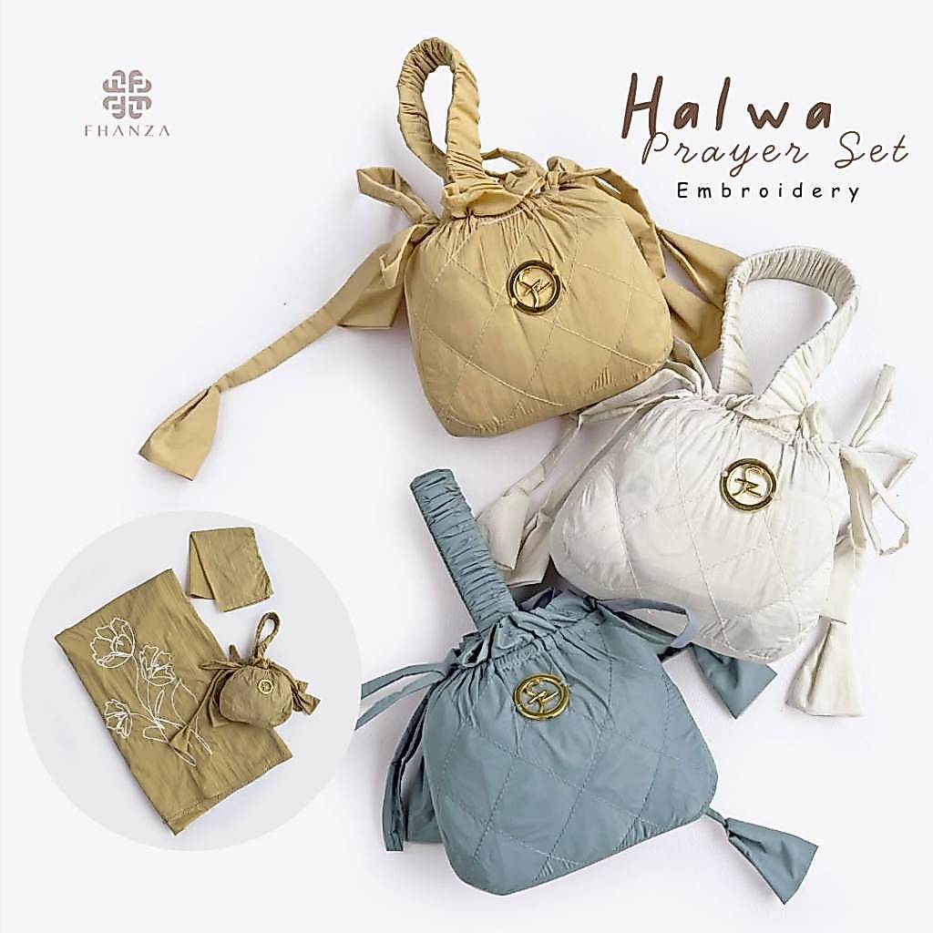 FhanzaProject - Halwa Prayer Set Embrodery , Mukena Travel