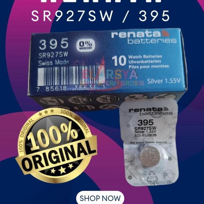 Homeid- Baterai Renata 395 Sr927Sw Batrai 399 Sr927 Sr927W Made