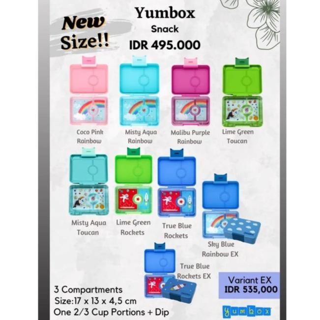 Yumbox Snack 3 compartments