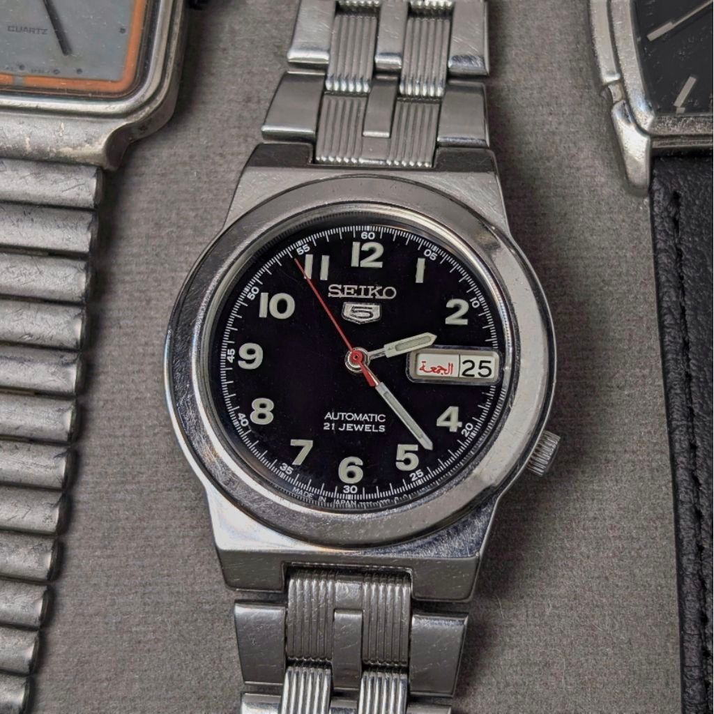 Vintage Seiko 5 SNXA07 cal.7s26b Military Automatic 21 jewels