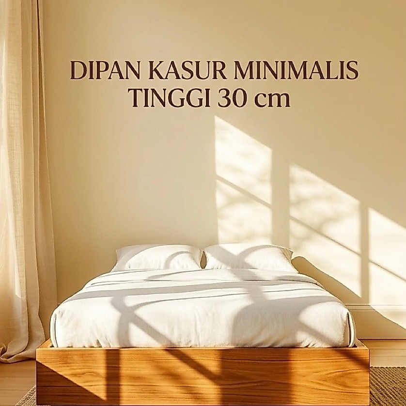 DIPAN KASUR / ALAS KASUR KAYU /DIPAN KAYU  TINGGI 30 CM