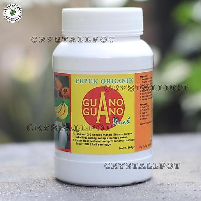 Yardue- Pupuk Organik Guano Guano Buah 500 Gram Kemasan Pabrik - Guano Buah