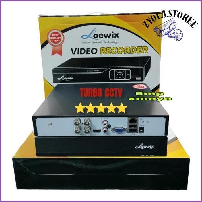 LOEWIX 5 MP DVR 4 CHANNEL LX-9504 4CH XMEYE FULL CHANNEL 5MP 6:1 PROMO