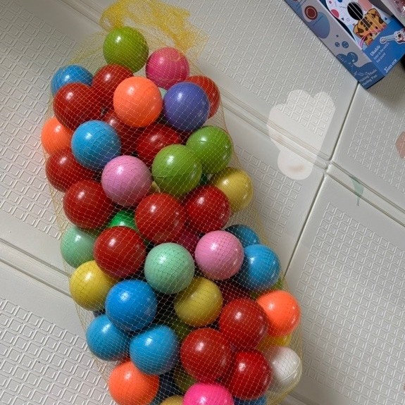 Preloved 20 PCS  Bola Mandi Warna Warni Anak / Bola Kecil Warna Warni