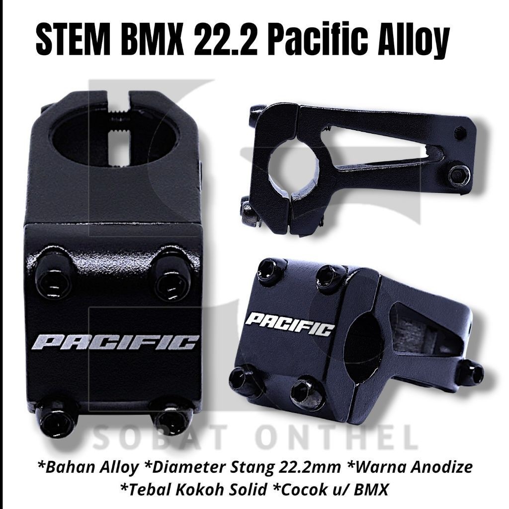 Stem BMX 20 Pacific Alloy 22.2mm Tebal Kokoh