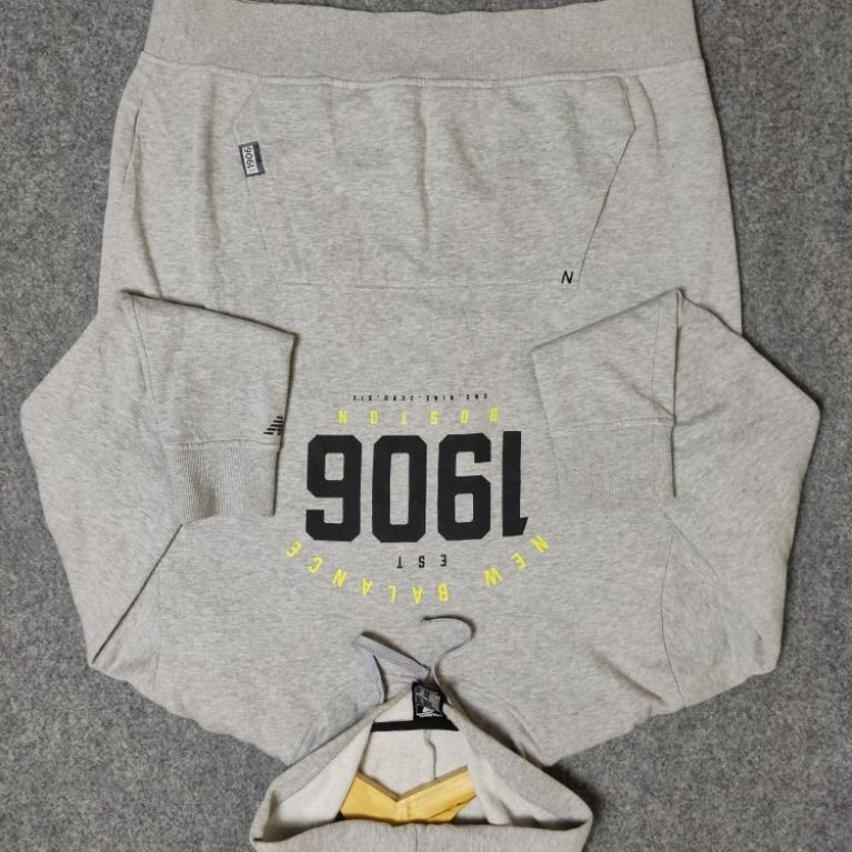 Hoodie New balance grey unisex second original