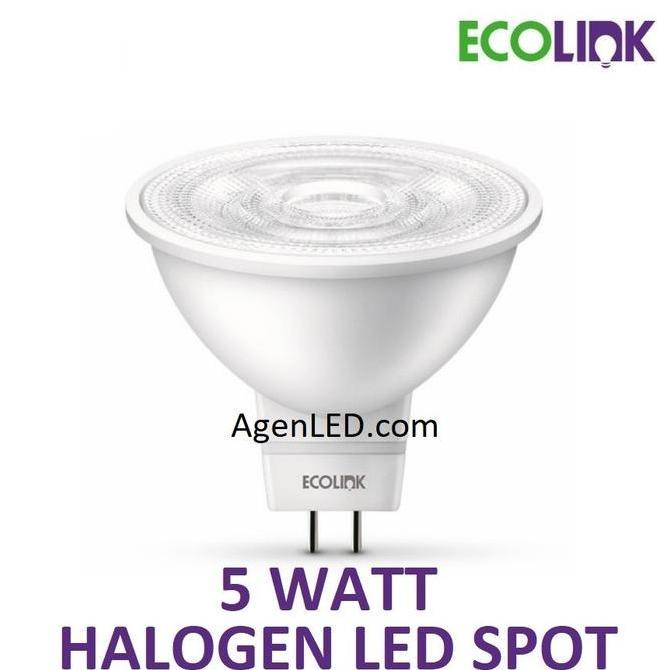 ECOLINK Lampu HALOGEN LED 5W MR 16 Spotlight 5 w watt spot 36D MR16