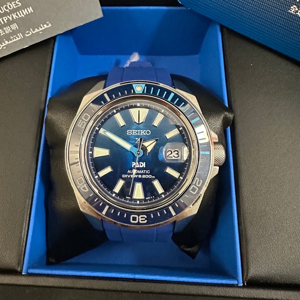 Preloved Jam Tangan SEIKO Prospex King Samurai PADI Automatic FULLSET ORI