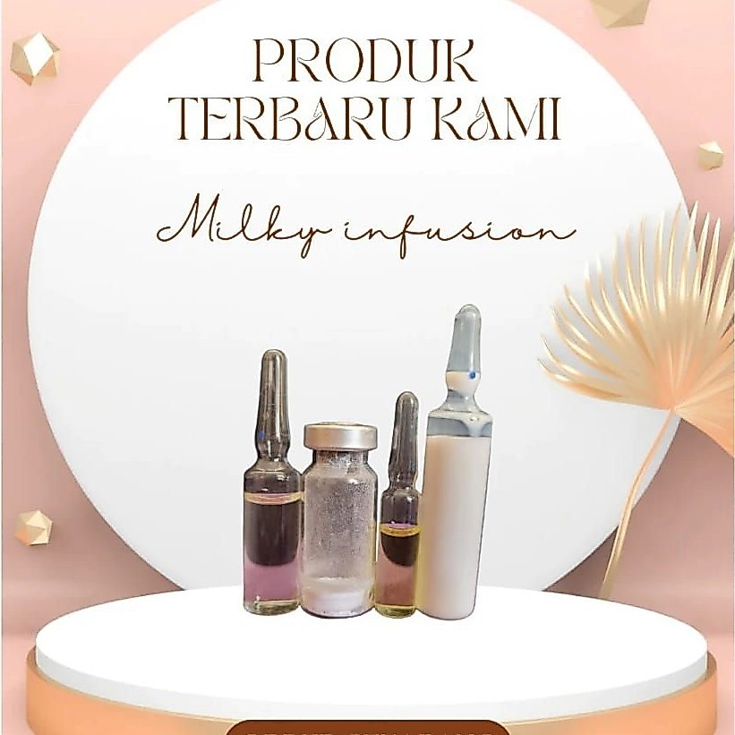 Best produk  milky infus whitening 1set / 1× treatment