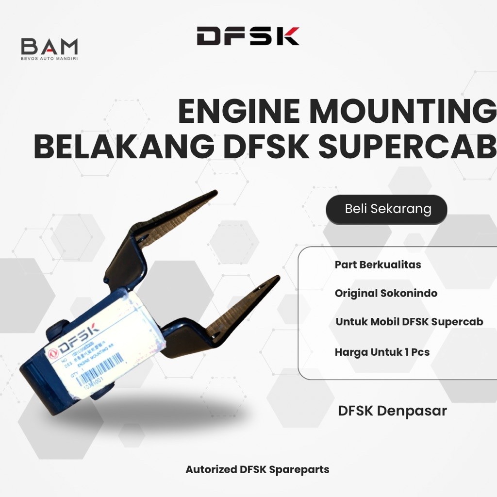 Engine Mounting Belakang Original DFSK Supercab - Genuine Part DFSK