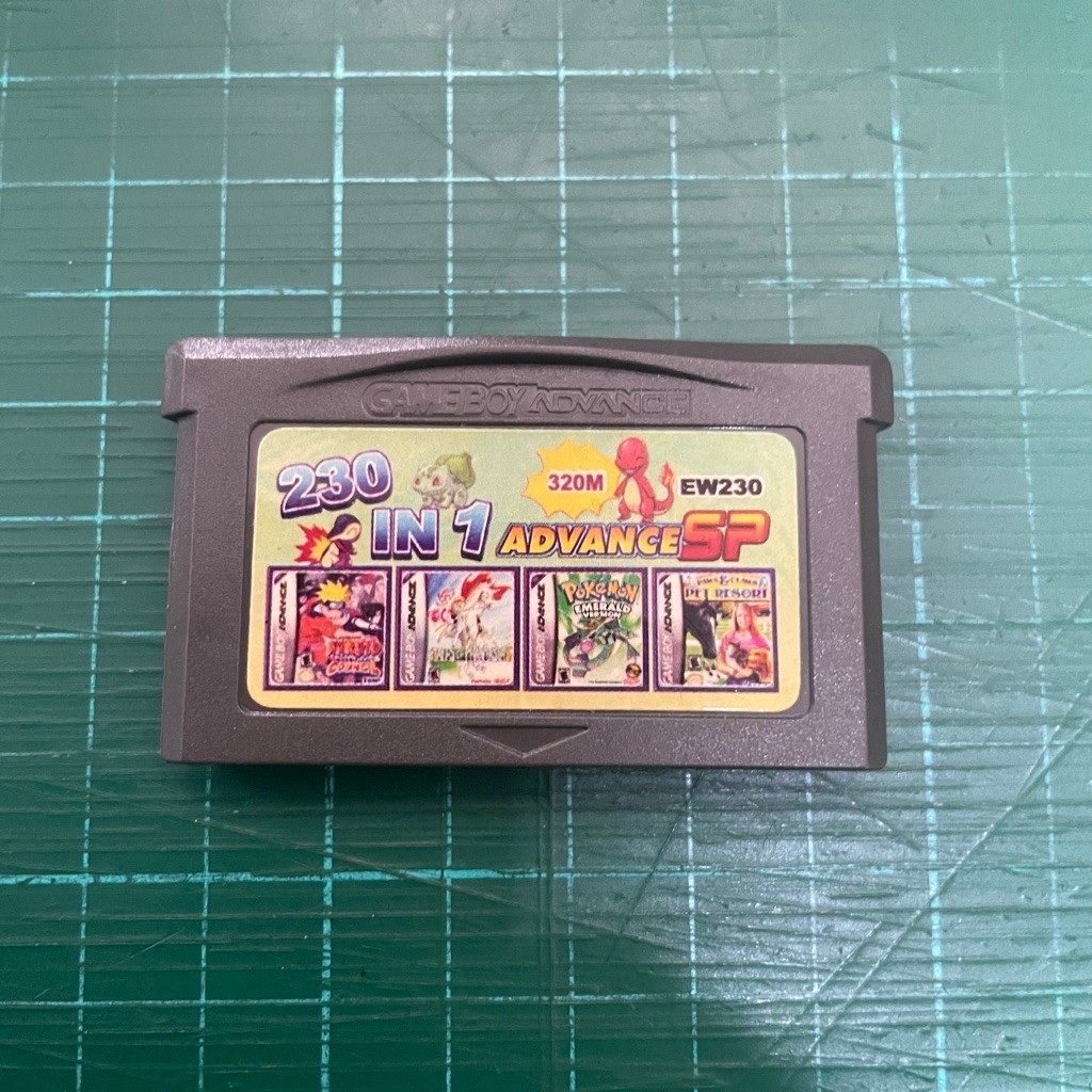 Kaset Multi Gameboy Advance GBA SP NDS Lite Pokemon Emerald Naruto Tales