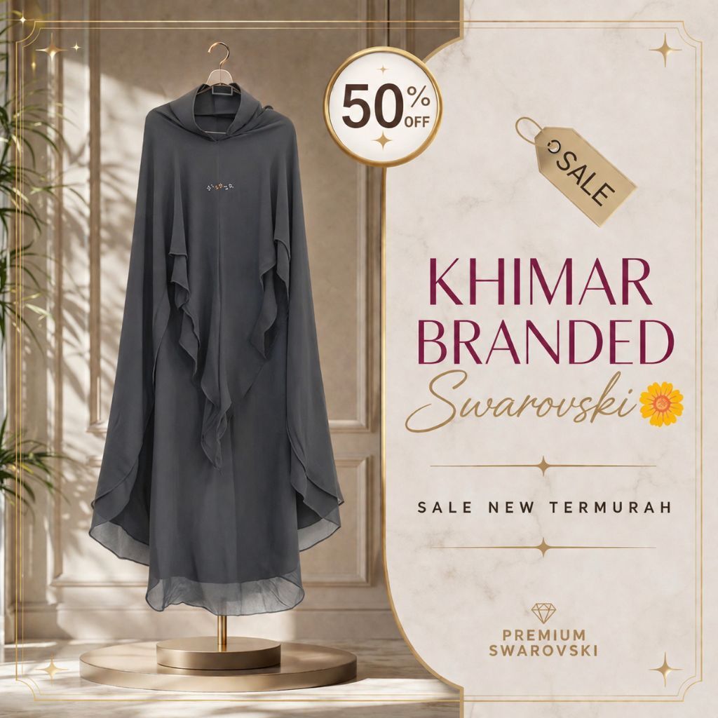 Khimar Syari Naomi  Clothing Sumayya by Sjsesa Hijab Halusp bukan sisesa