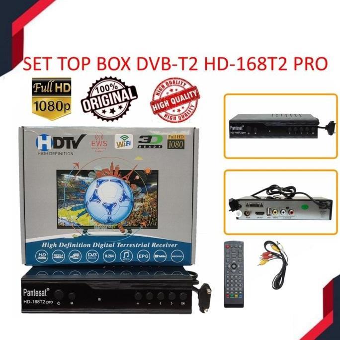 THISBUY Set Top Box TV digital DVB Receiver Wifi STB Pantesat HD99 HD-99 T2