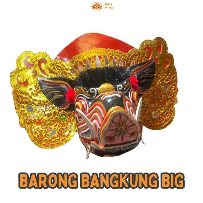 $+$+$+$+] Barong Bangkung Big Kayu - Mainan Barong Bangkung Bali - Mainan Barong Anak-Anak